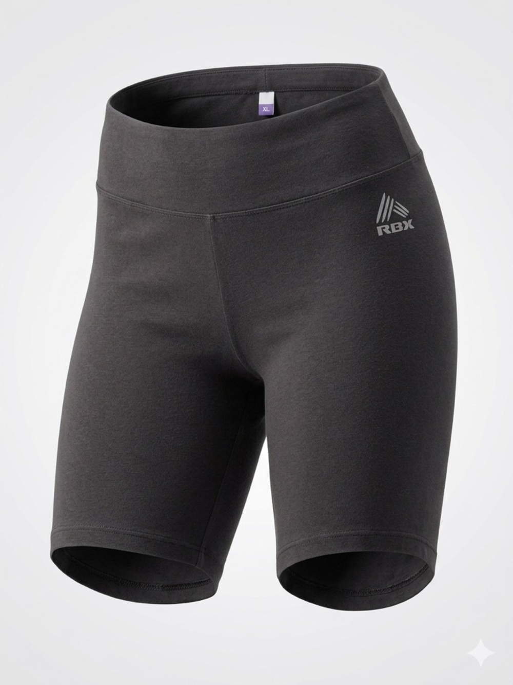 Reebok Gray Women’s Biker Shorts Inseam 8” X 13” A0148